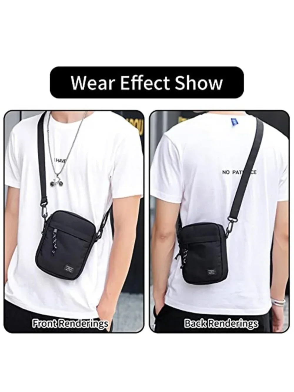 Mini Crossbody Bag Small Messenger Bag Lightweight Travel Phone Shoulder Bag